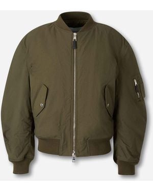 Givenchy Chaqueta Bomber Couture Seam - Verde