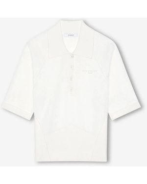 Givenchy Polo Baumwollseide - Weiß