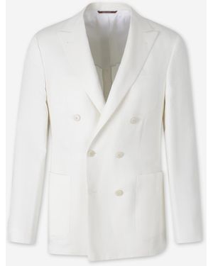Canali American Cross - White