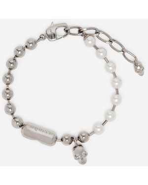 McQueen Skull Bracelet - White