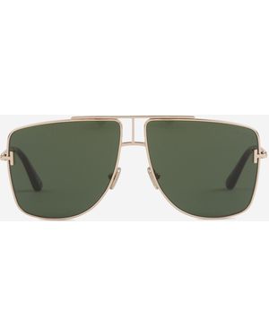 Tom Ford Occhiali Da Sole Aviator - Verde