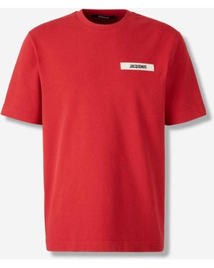 Jacquemus Gros Grain T-Shirt - Red