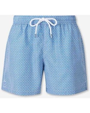 Fedeli Printed Swimsuit - Blue