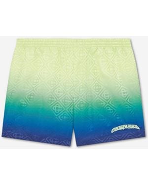 CASABLANCA Swimsuit Gradient Print - Blue