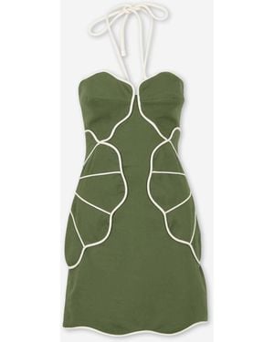 FARM Rio Boho Panther Mini Dress in Brown | Lyst