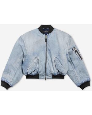 Balenciaga Giubbotto Bomber Standard - Blu