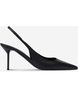 Paris Texas Lidia Slingbacks - Black