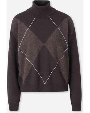 Peserico Turtleneck Jumper - Multicolour
