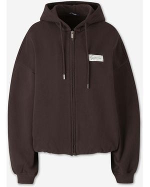 Jacquemus Sudadera Con Capucha Corso - Marrón