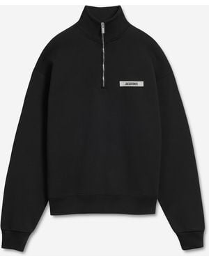 Jacquemus Felpa Gros Grain - Nero