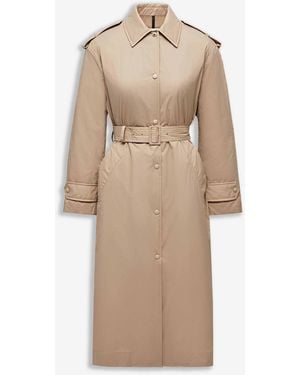 Moncler Trench Piumino Yevre - Neutro
