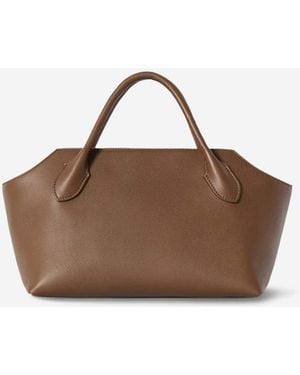 The Row Terrasse Bauletto Bag - Brown