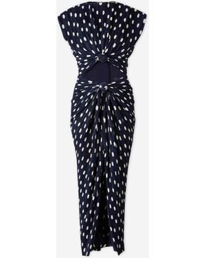 Cult Gaia Aira Midi Dress - Blue