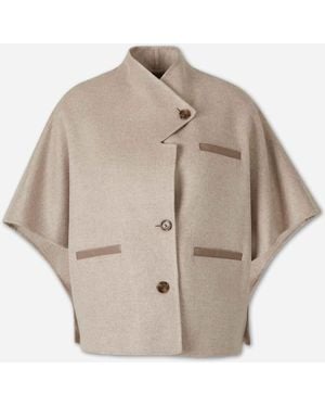 Max Mara Cashmere Cape - Natural