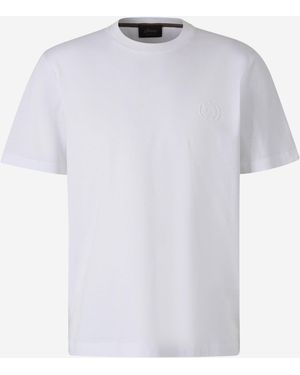 Brioni T-Shirt Con Logo - Bianco