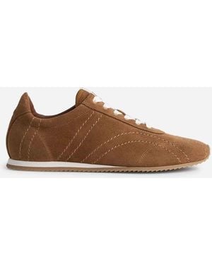 TOTEME Leather Sports Shoes - Brown