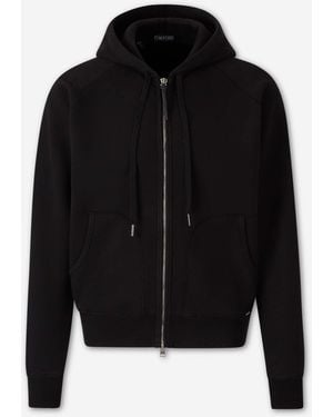 Tom Ford Zip-Up Hoodie - Black