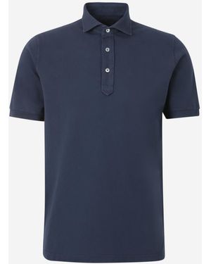 Santa Eulalia Polo Liso Algodón - Blu