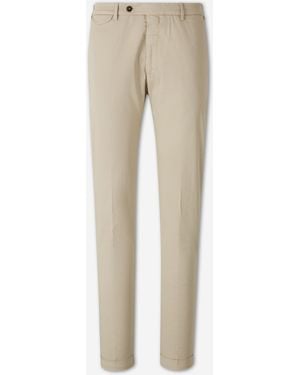 Santa Eulalia Straight Chino Trousers - Natural