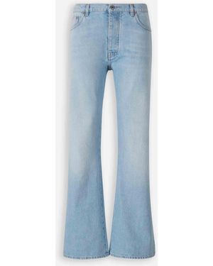 Off-White c/o Virgil Abloh Frische, Weite Jeans - Blau