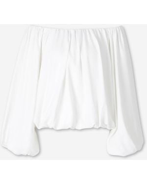 Dorothee Schumacher Plain Balloon Blouse - White