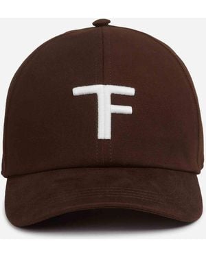 Tom Ford Logo Cap - Brown