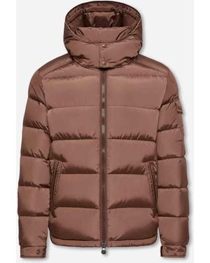 Moncler Plumífero Corto Maya - Marrón