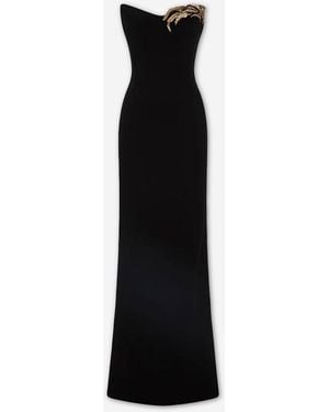 Marmar Halim Floral Maxi Dress - Black