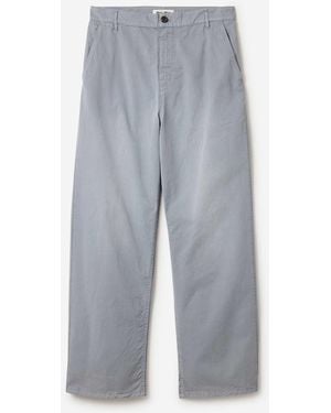 Miu Miu Wide Leg Cotton Pants - Gray