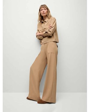 Veronica Beard Pantaloni A Gamba Larga Cole - Bianco