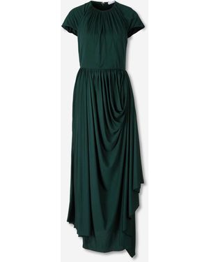 Givenchy Vestido Maxi Drapeado - Verde