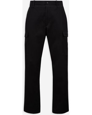 Moncler Pantaloni Cargo Dritti - Nero