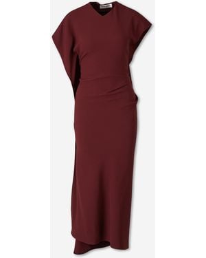 Victoria Beckham Victoria Midi Dress - Red