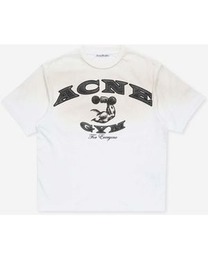 Acne Studios Round Neck T-Shirt - White