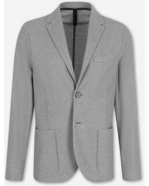 Harris Wharf London Blazer Straight Cotton - Grey