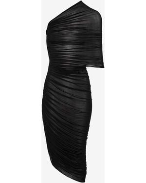 Magda Butrym Draped Midi Dress - Black