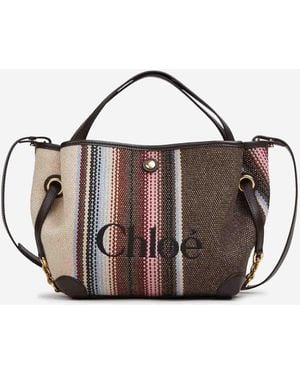 Chloé Borsa Clover Cabas - Rosa