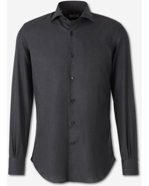Santa Eulalia Camisa Micro Estampado - Azul