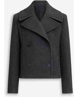 Alaïa Short Merino Wool Coat - Black