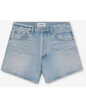 Agolde Shorts Leith - Blue