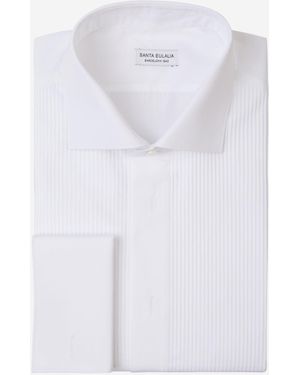 Santa Eulalia Tuxedo Shirt - White