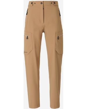 Moncler Technical Cargo Trousers - Natural