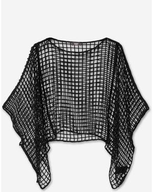 Peserico Mesh Top - Black