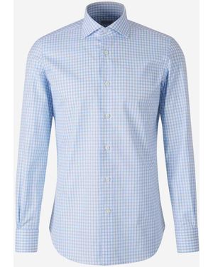Santa Eulalia Checkered Shirt - Blue