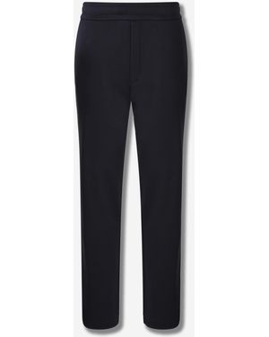 Moncler Pantalons De Sport En Coton - Bleu