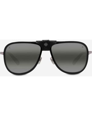 Vuarnet Glacier Aviator Sonnenbrille 04 - Schwarz