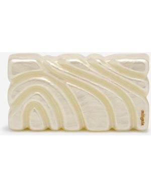 Cult Gaia Aura Clutch Bag - Natural
