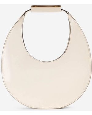 STAUD Borsa A Mano Moon Bag - Bianco