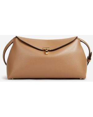 TOTEME Bolso Clutch T - Neutro