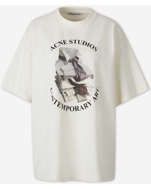 Acne Studios Round Neck T-Shirt - White